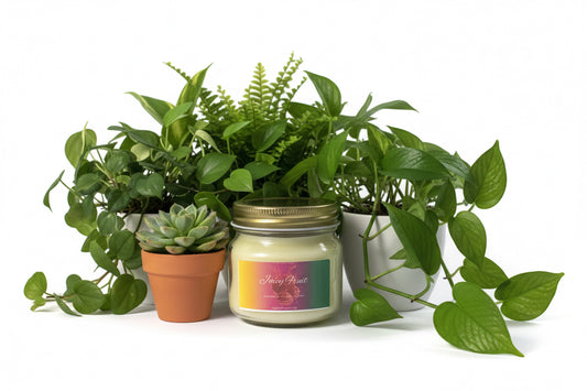 Juicy Fruit Scented Candle 8oz Single Cotton Wick Glass Jar