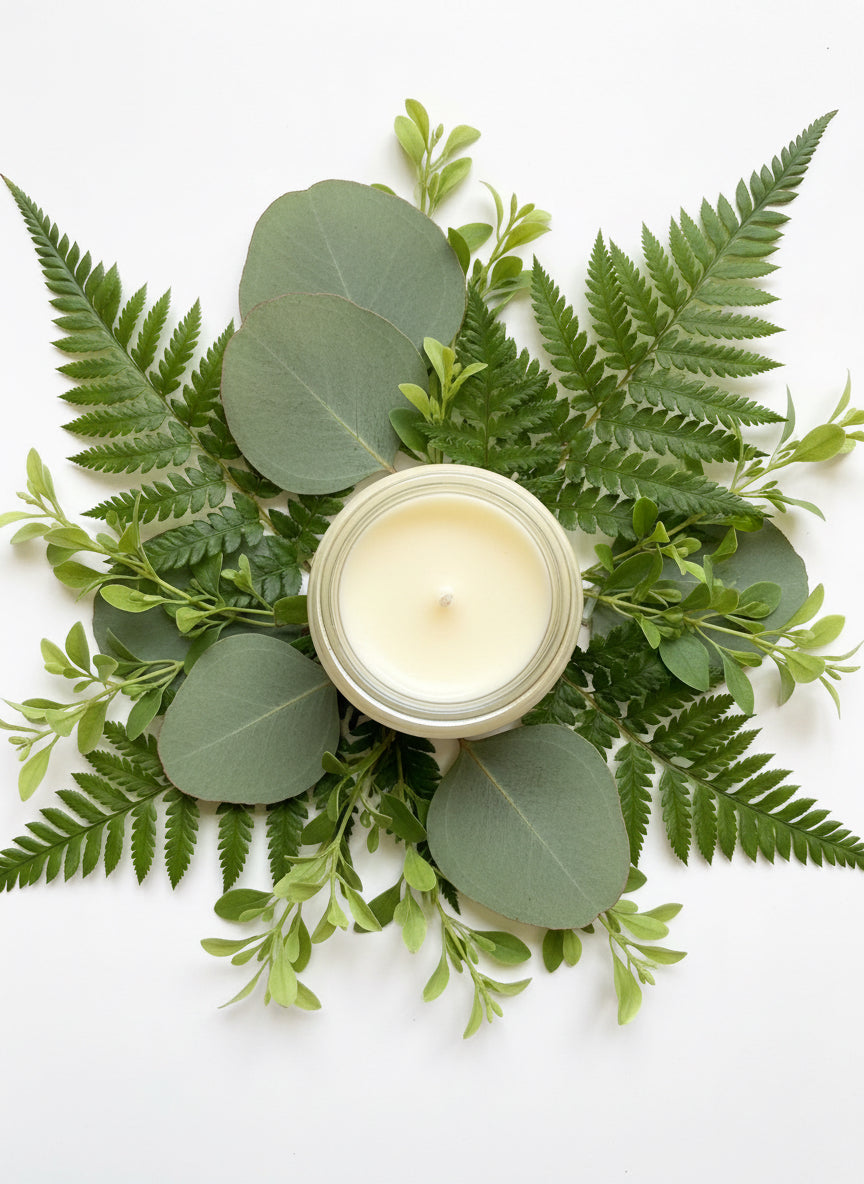 Sweet Citrus Crave Scented Candle 16oz Single Cotton Wickless Glass Jar