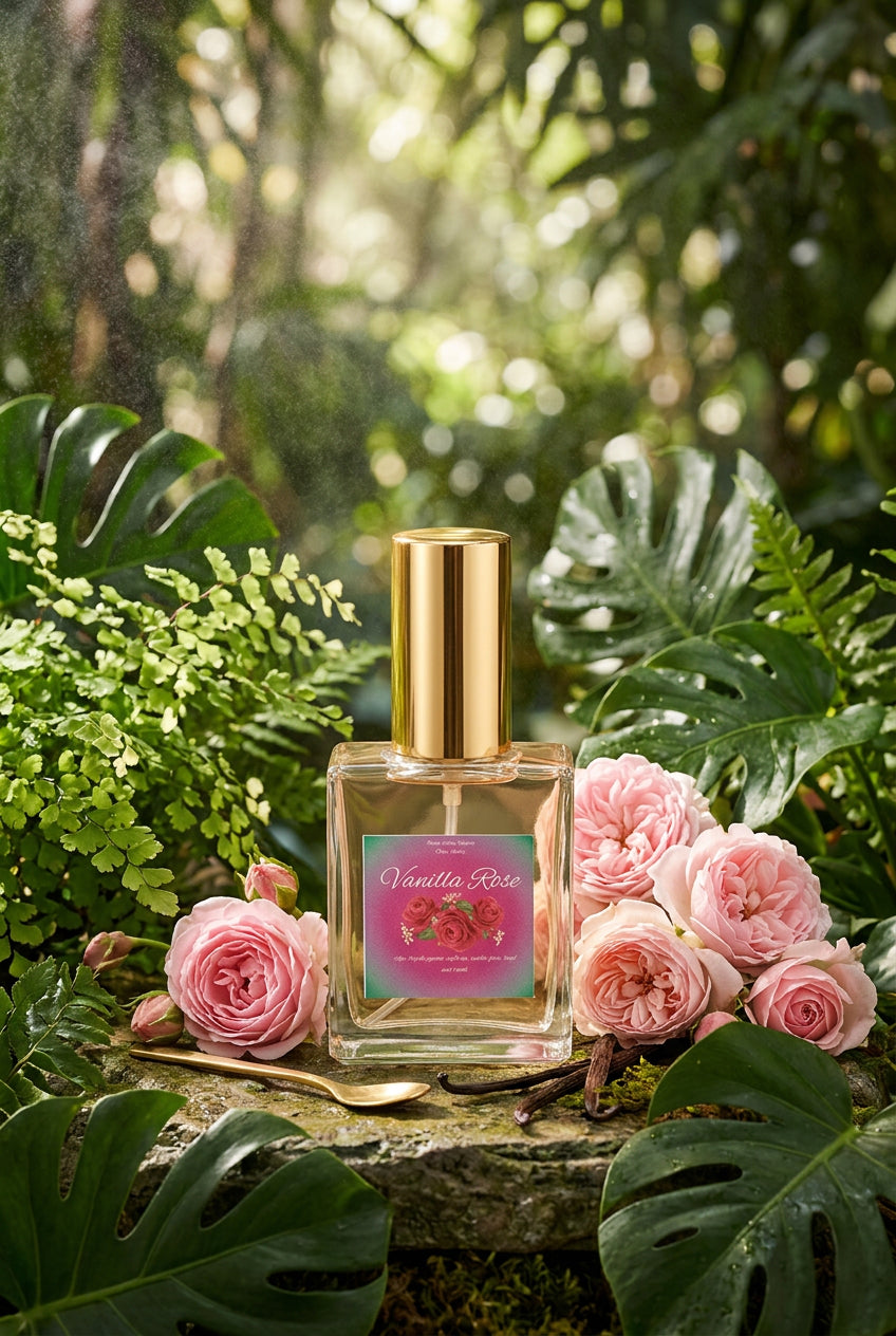 Vanilla Rose Body Spray Mist 0.5 oz