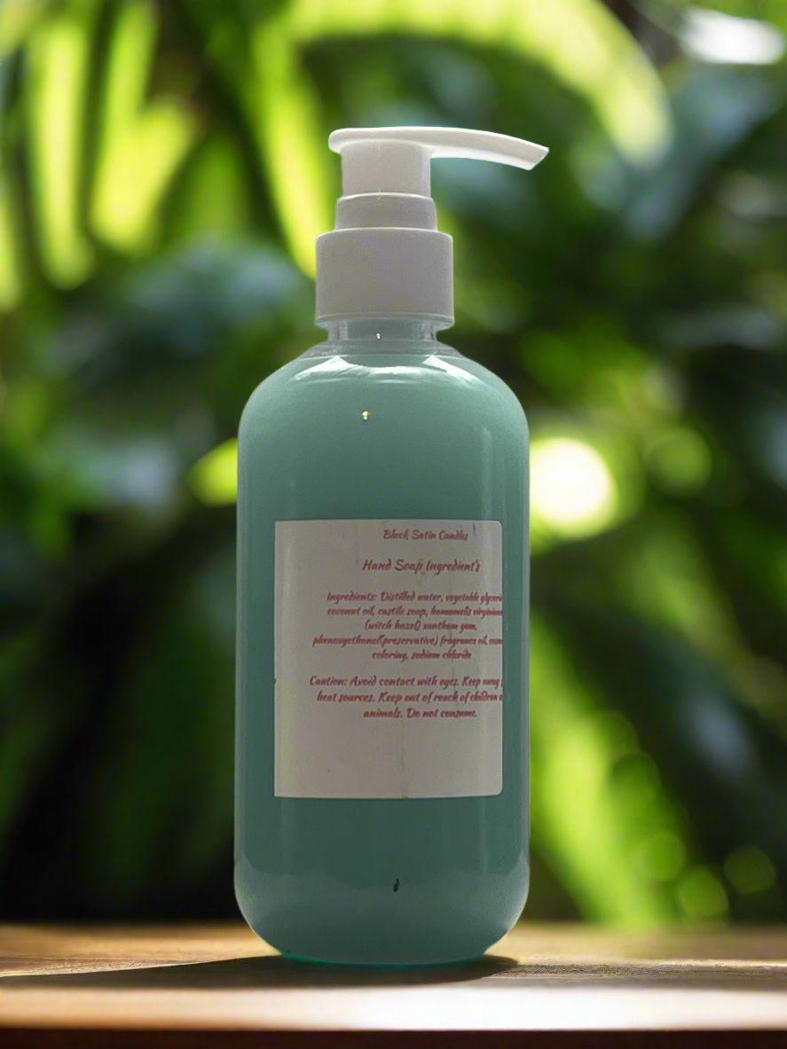 Ocean Breeze Scented Liquid Hand Soap Size 8oz