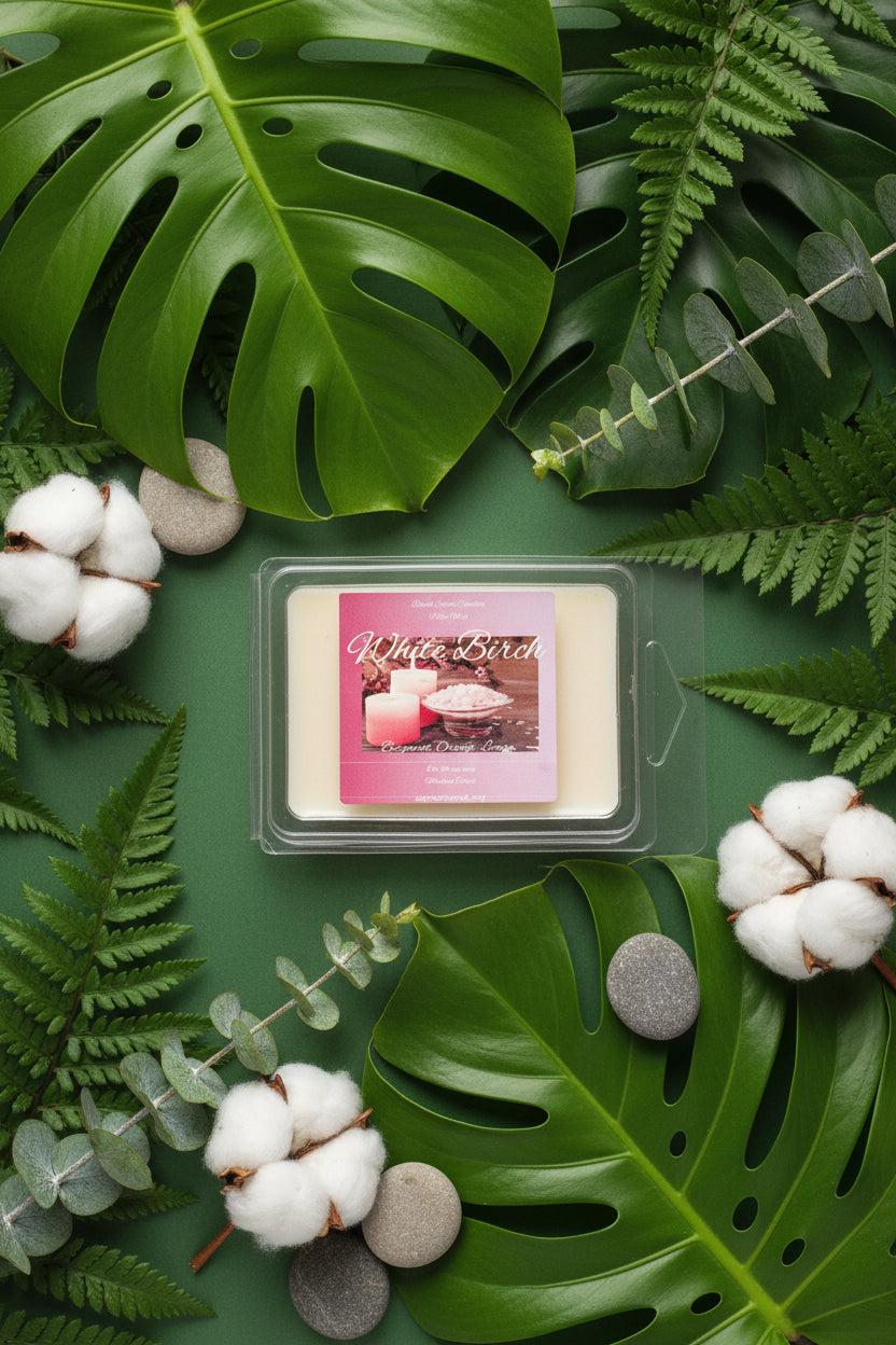 White Birch Scented Wax Melt 2.5oz Six Cube Warmer Tart
