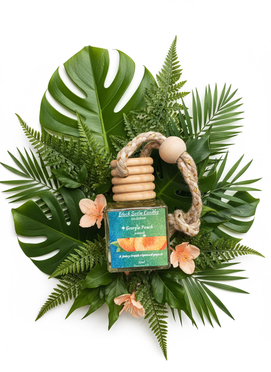 Georgia Peach Scented Car Diffuser 10ml Clear Air Refresher Fragrance Oil