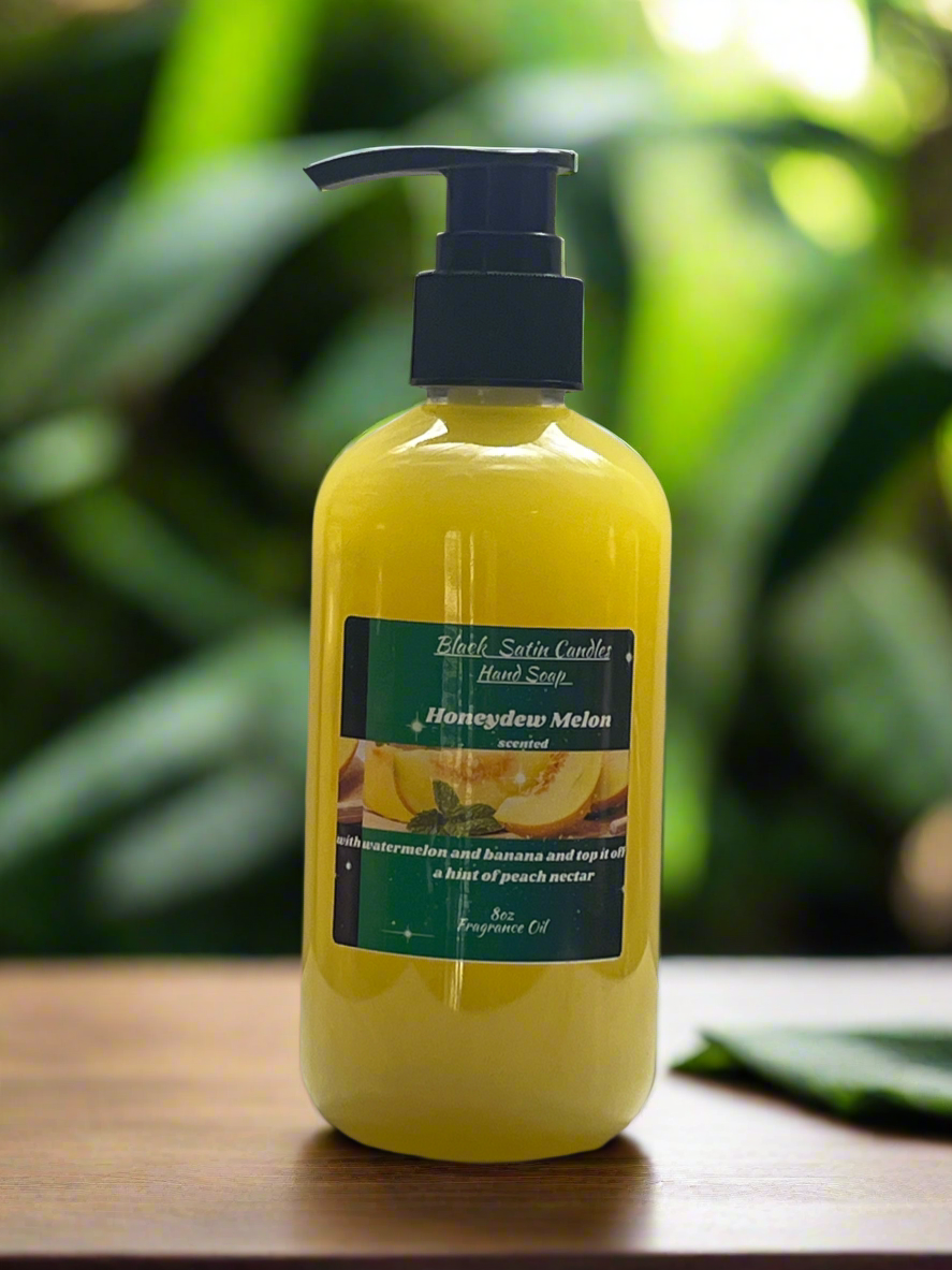 Honeydew Melon Scented Liquid Hand Soap Size 8oz