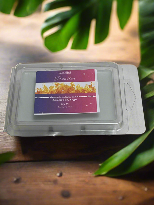 Passion Scented Wax Melts 2.5oz Six Cube Warmer Tart