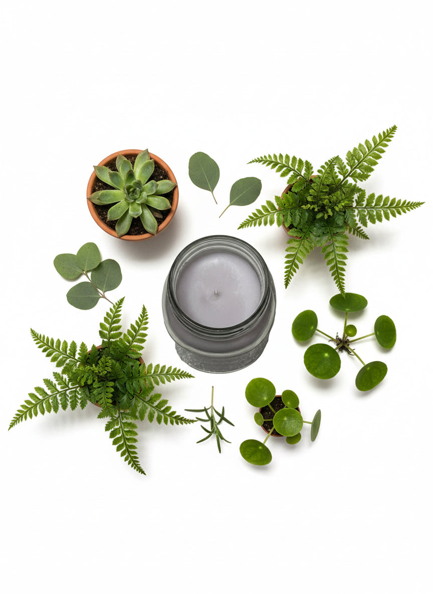 Lavender Flowers 16oz Candle Cotton  Wick Glass Jar