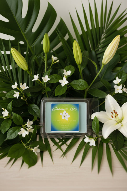 Jasmine Lily Scented Wax Melt 2.5oz Six Cube Warmer Tart