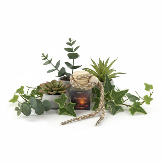 Sandalwood Rose Scented Car Diffuser 8ml Clear Air Refresher Fragrance Oil