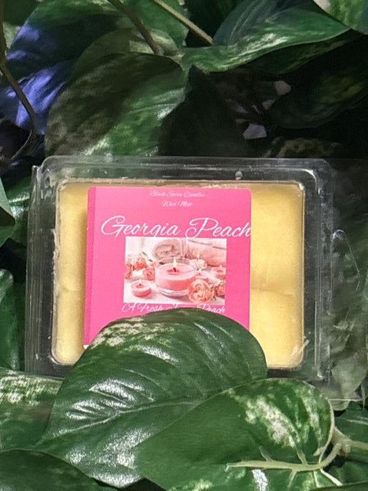 Georgia Peach Scented Wax Melt 2.5oz Six Cube Warmer Tart