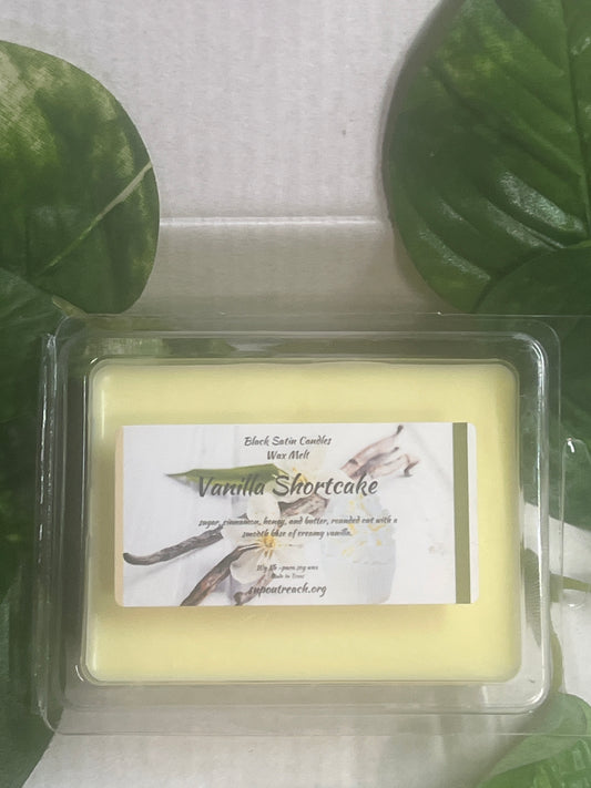 Vanilla Shortcake Wax Melts 2.5oz Six Cube Warmer Tart