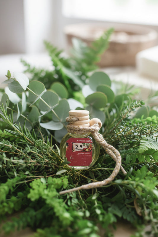 Christmas Day Scented Car Diffuser 8ml Clear Air Refresher Fragrance Oil