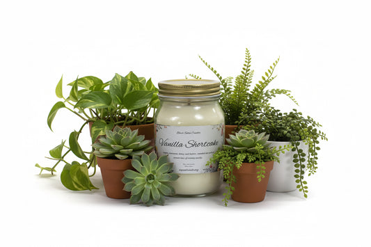 Vanilla Shortcake 16oz Candle Cotton Wick Glass Jar