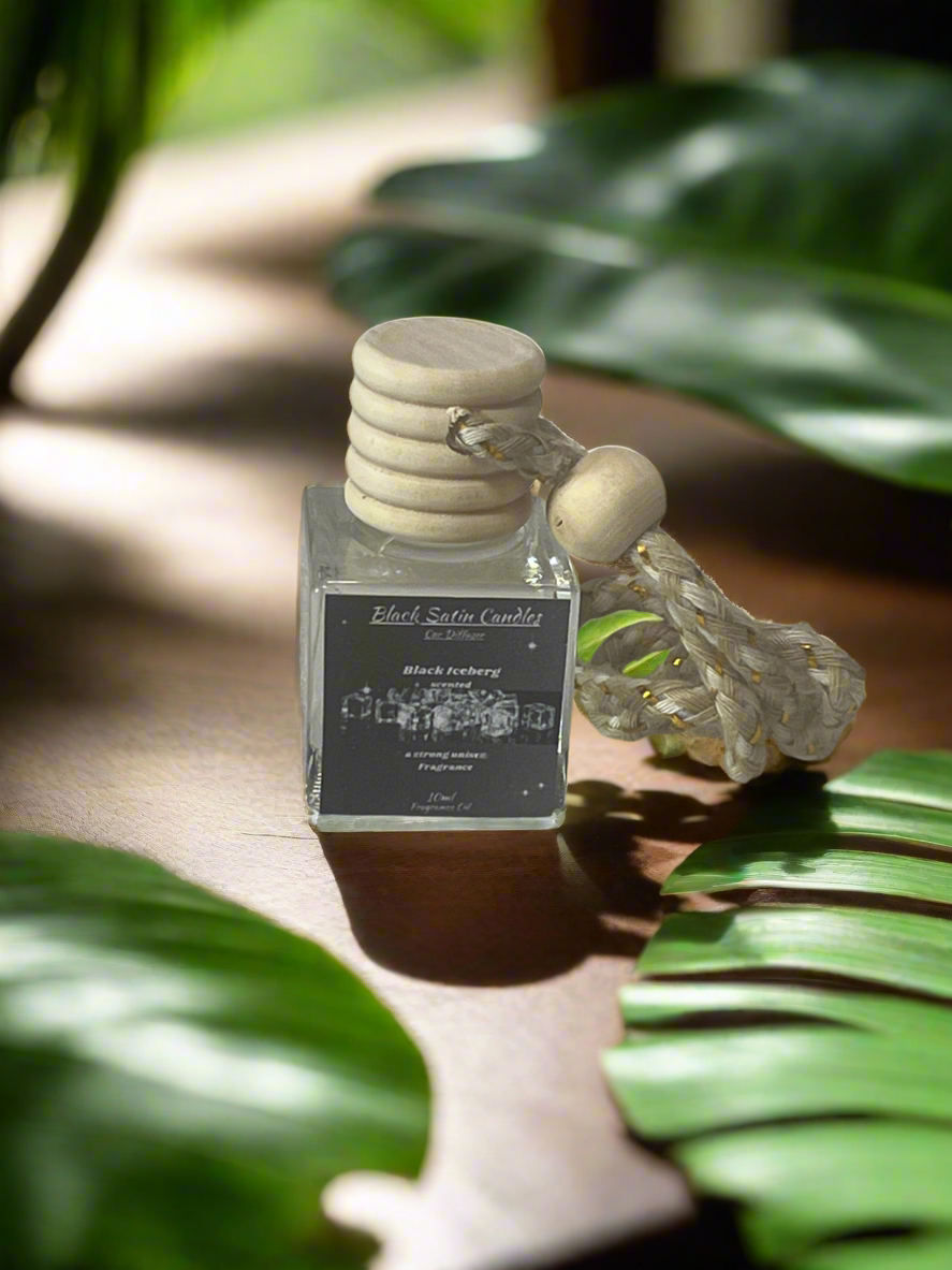 Black Iceberg Scented Car Diffuser 8ml Clear Air Refresher Fragrance Oil