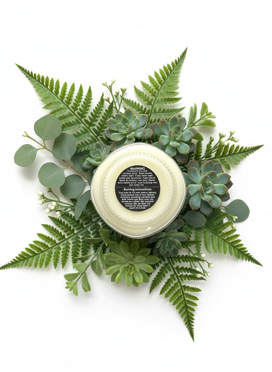 Summer Breeze Scented Candle 8oz Single Cotton Wick Glass Jar