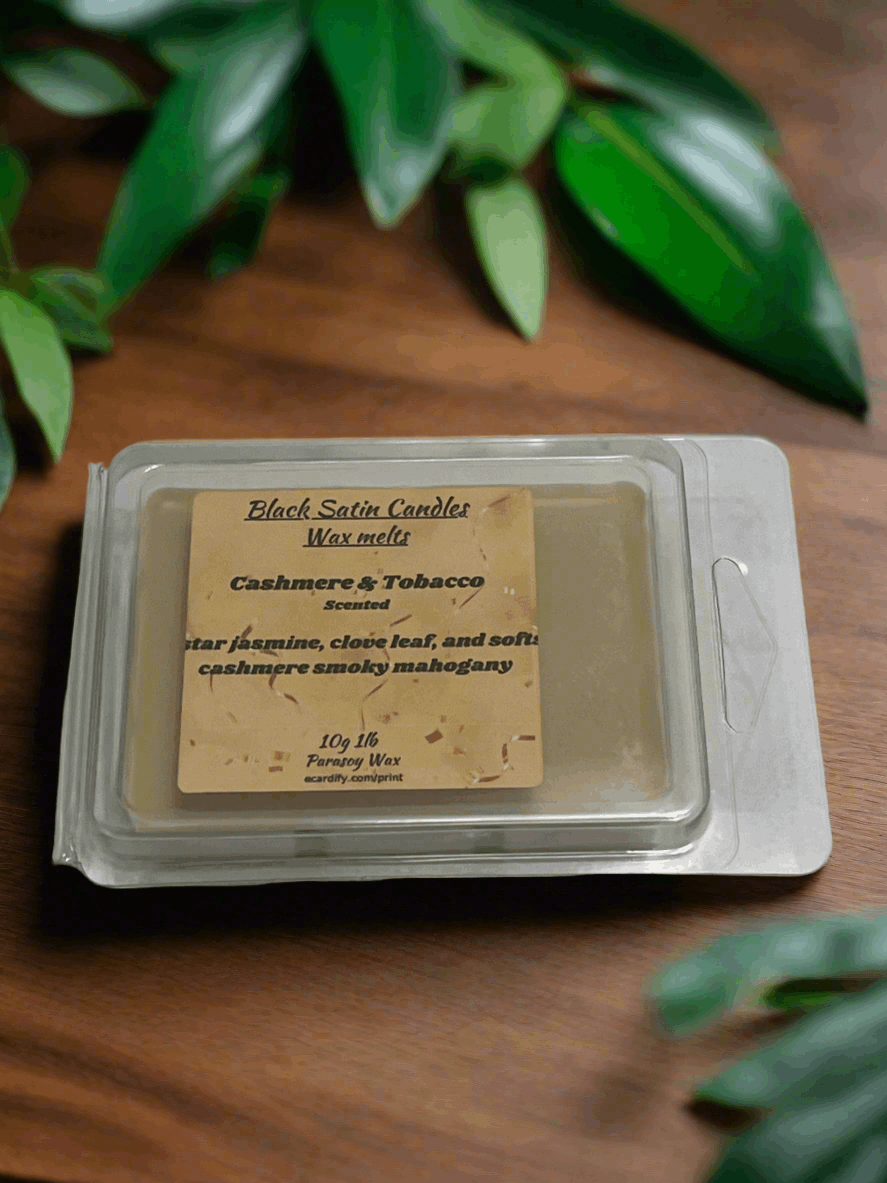 Cashmere Tobacco Scented Wax Melt 2.5oz Six Cube Warmer Tart