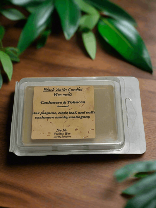 Cashmere Tobacco Scented Wax Melt 2.5oz Six Cube Warmer Tart