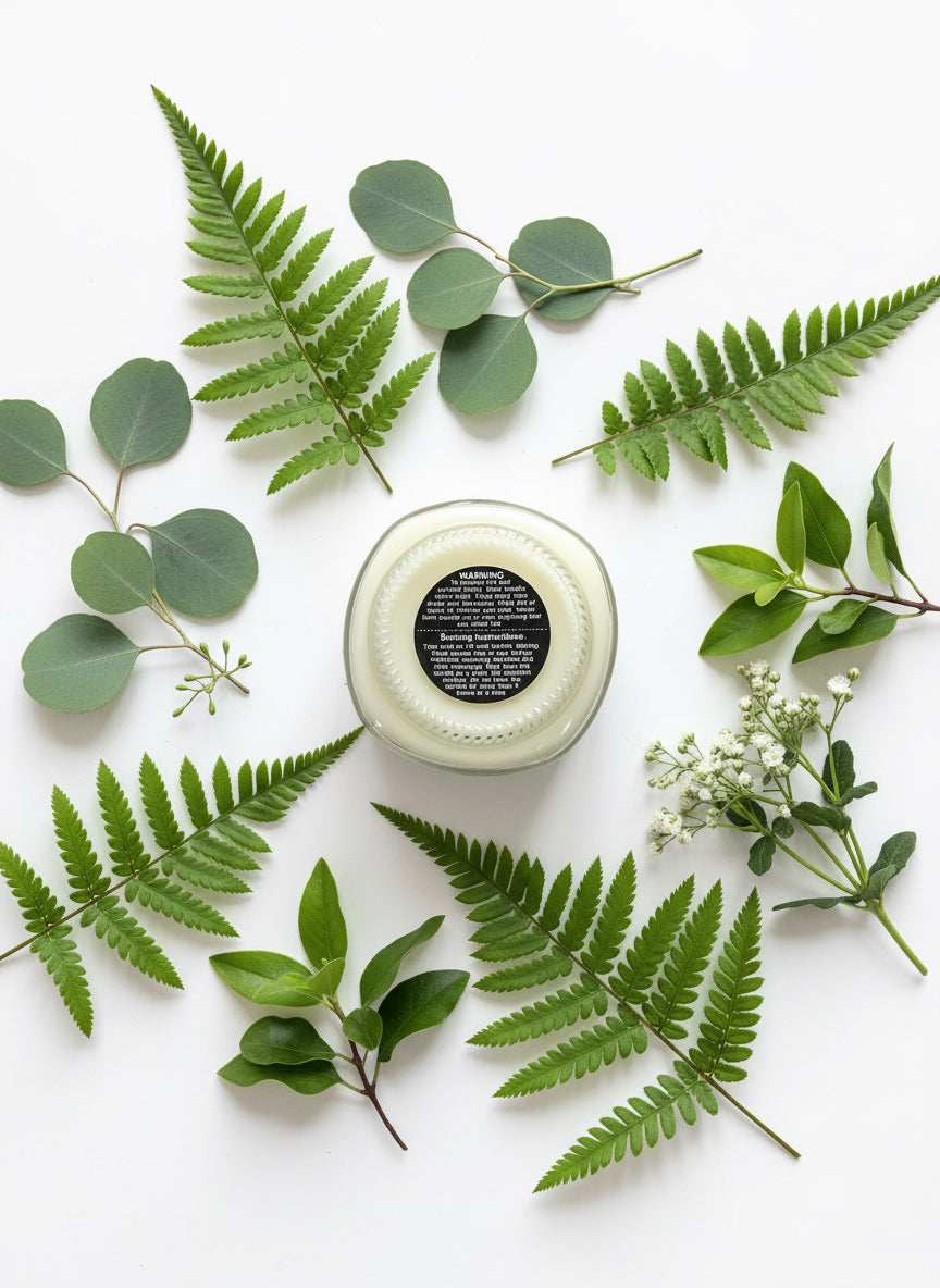 Gardenia Agave Scented Candle 8oz Single Cotton Wick Glass Jar