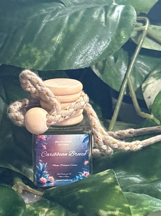 Caribbean Breeze Scented Car Diffuser 10ml Clear Air Refresher Fragrance Oil