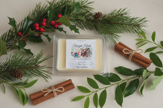 Sleigh Ride Scented Wax Melt 2.5oz Six Cube Warmer Tart