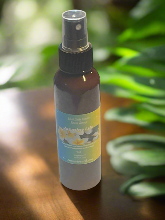 Jasmine Lily Scented Room Spray 4oz Home Office Travel Size