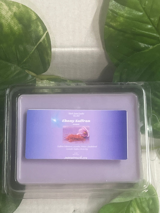 Ebony Saffron Scented Wax Melt Soy Wax