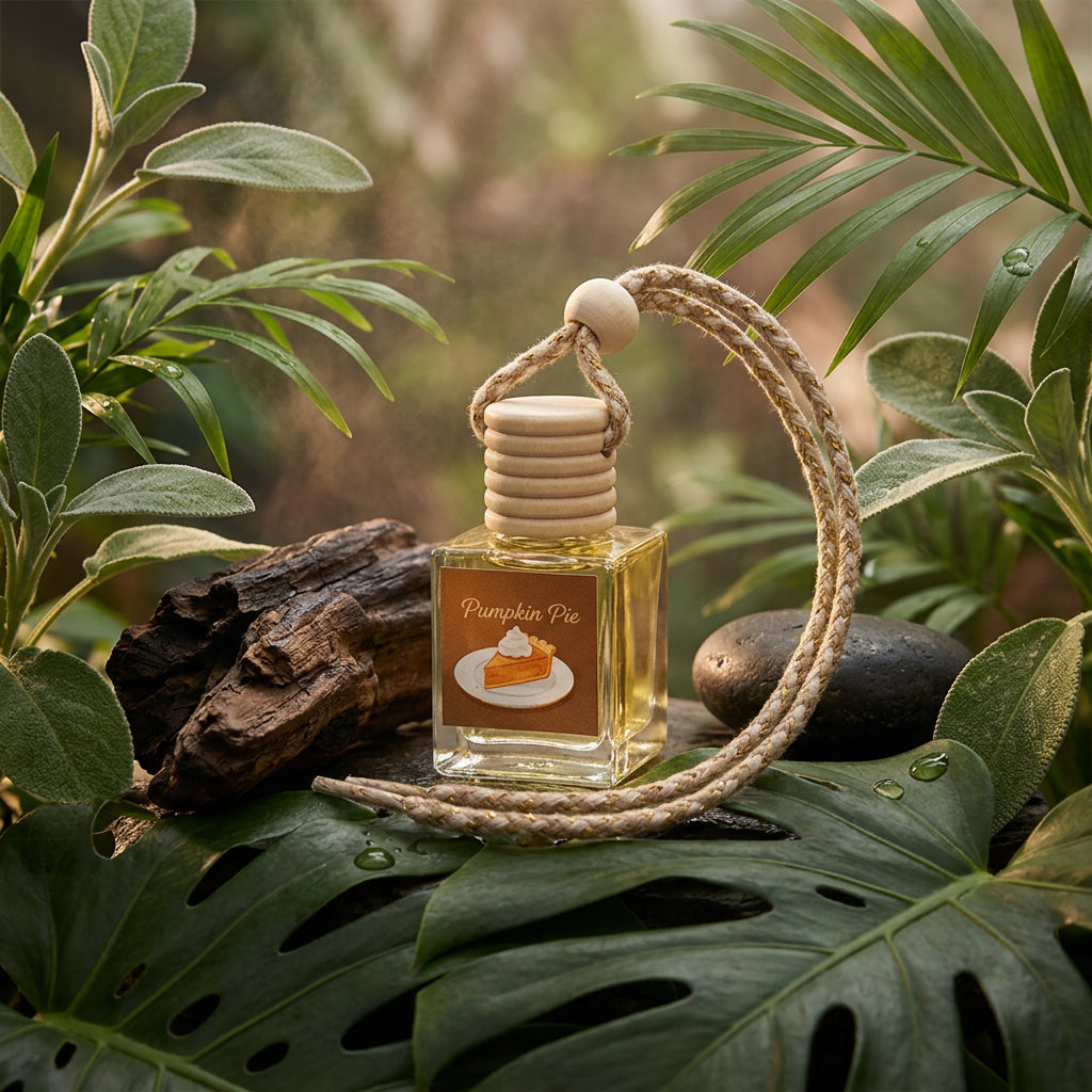 Pumpkin Pie Scented Car Diffuser 8ml Clear Air Refresher Fragrance Oil