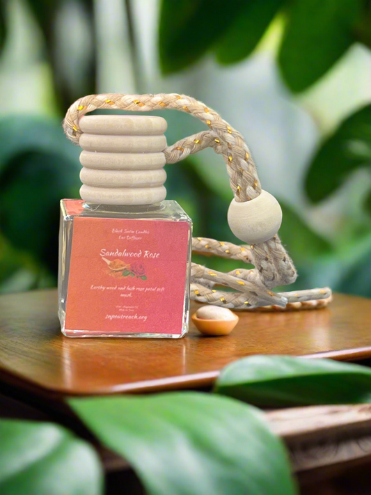 Sandalwood Rose Scented Car Diffuser 8ml Clear Air Refresher Fragrance Oil