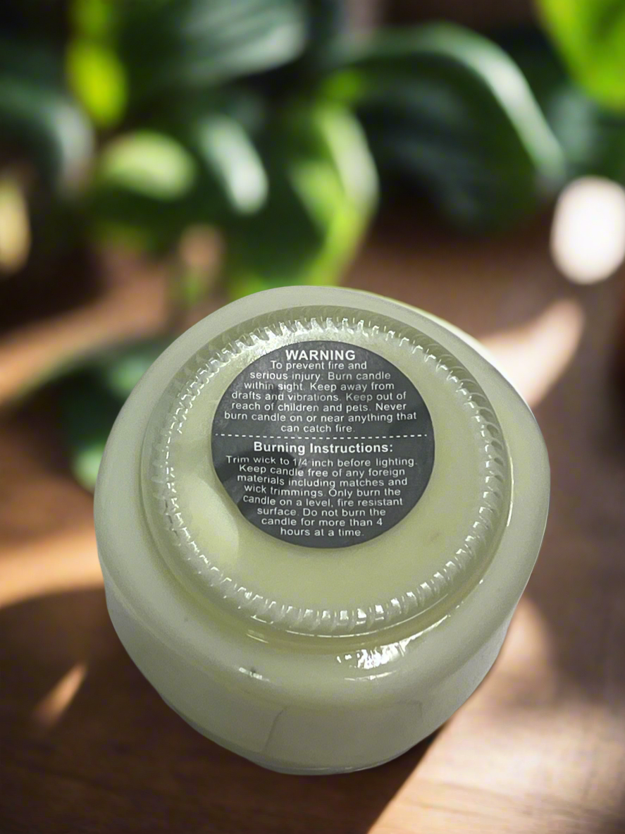 Sweet Dreams Scented Candle 8oz Single Cotton Wick Glass Jar