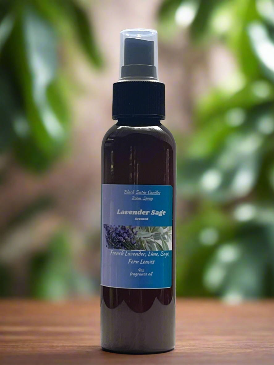 Lavender Sage Scented Room Spray 4oz Home Office Travel Size