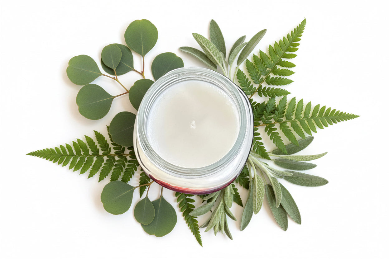 Mulberry Fire Scented Candle 8oz Glass Jar