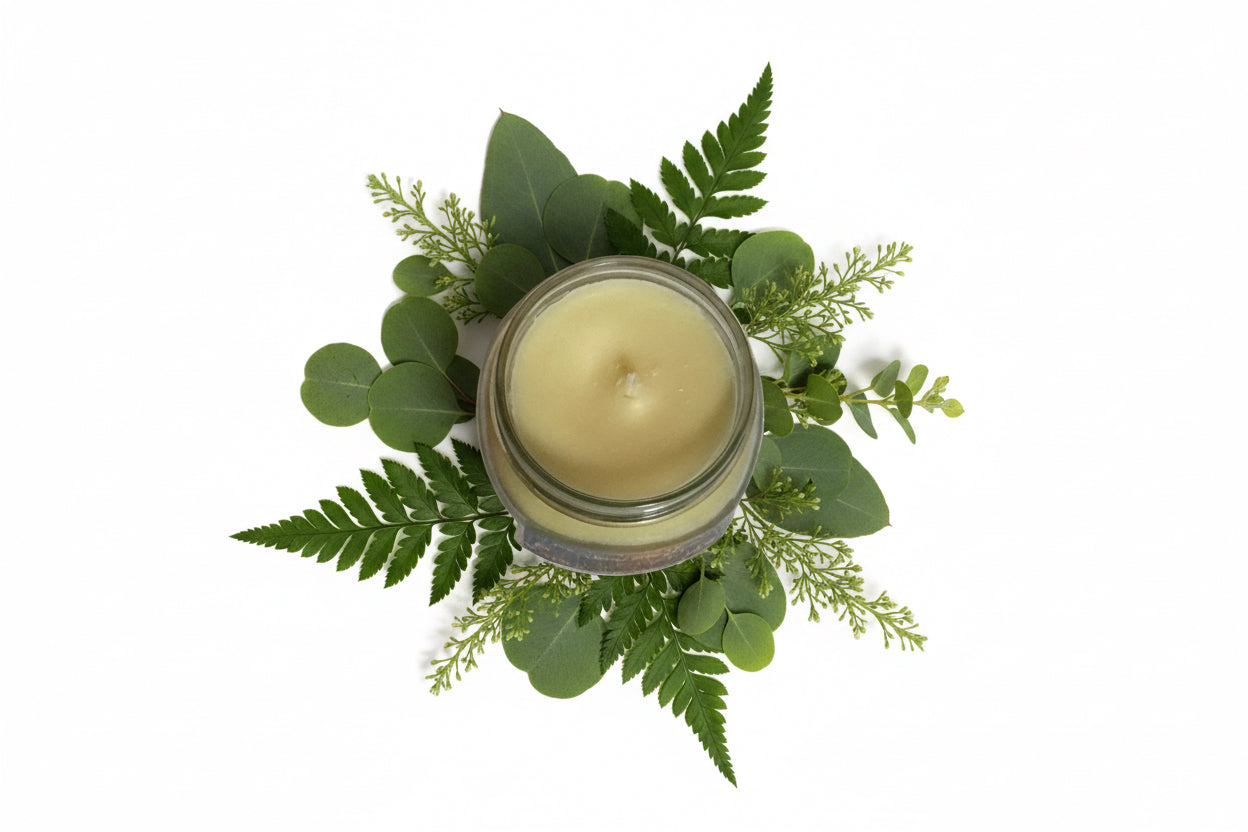 Rudy Tarocco  8oz Candle Cotton Wick Glass Jar