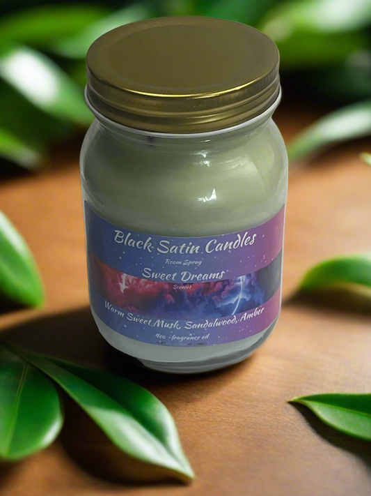 Sweet Dreams Scented Candle 16oz Single Cotton Wick Glass Jar