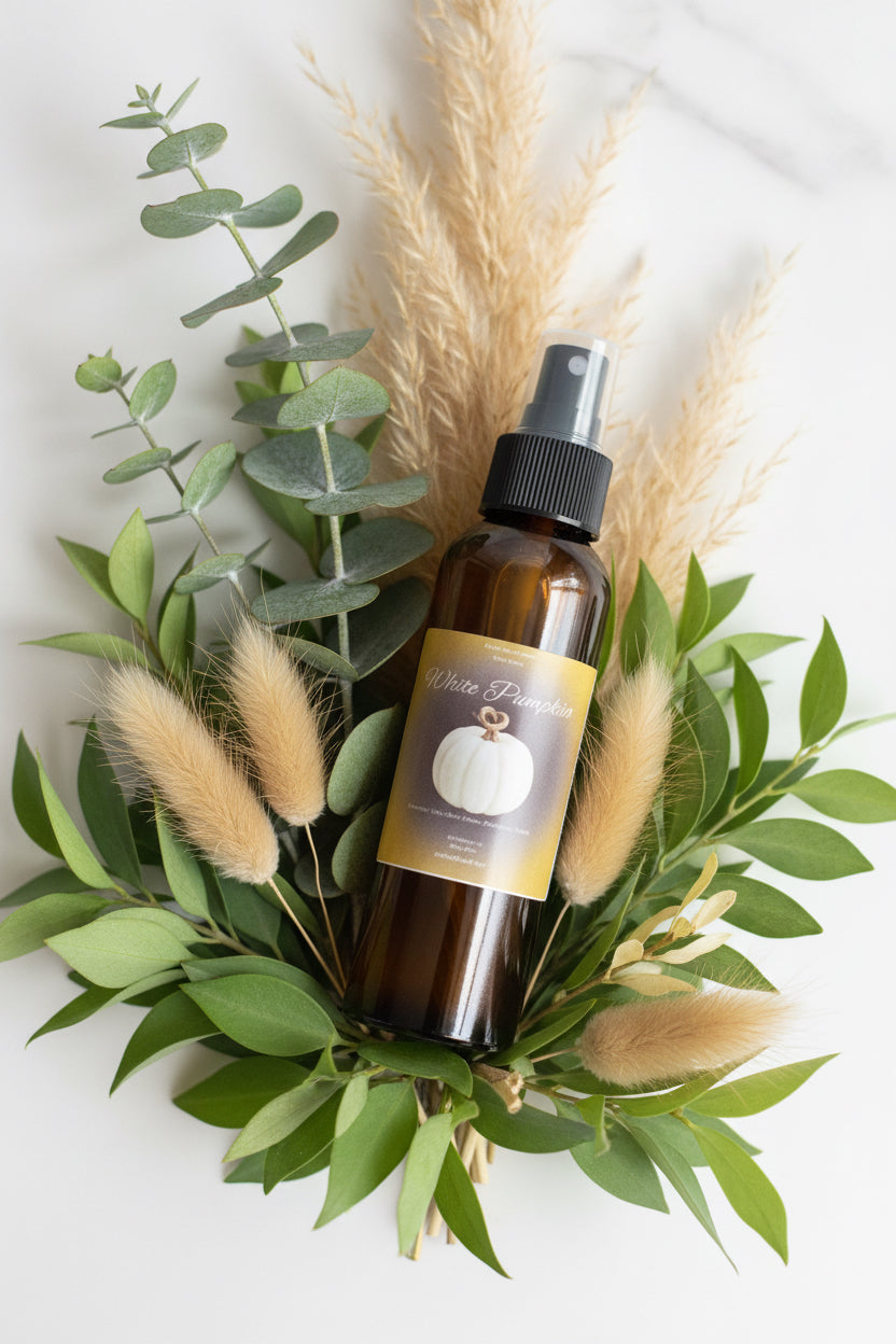 White Pumpkin Scented Room Spray 4oz Home Office Travel Size