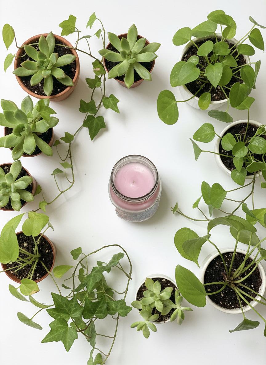 Fragaria Burst Scented Candle 16oz Single Cotton Wick Glass Jar