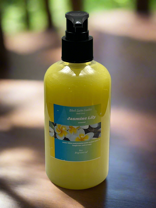 Jasmine Lily Scented Liquid Hand Soap Size 8oz