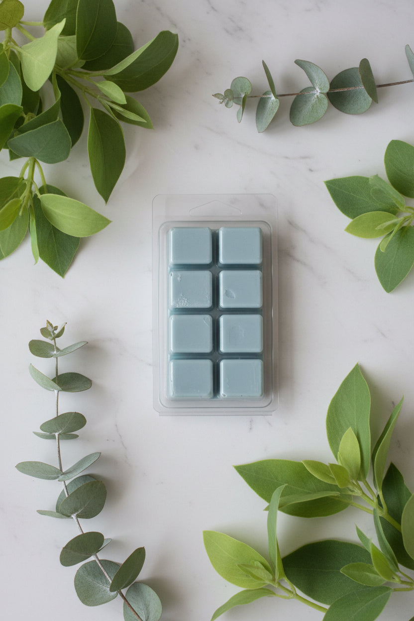 Eucalyptus & Mint Scented Wax Melt 2.5oz Six Cube Warmer Tart