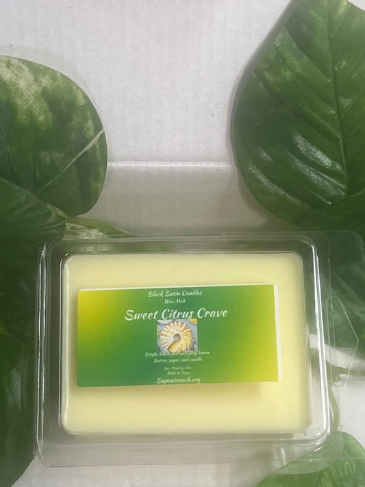 Sweet Citrus Crave Wax Melts 2.5oz Six Cube Warmer Tart