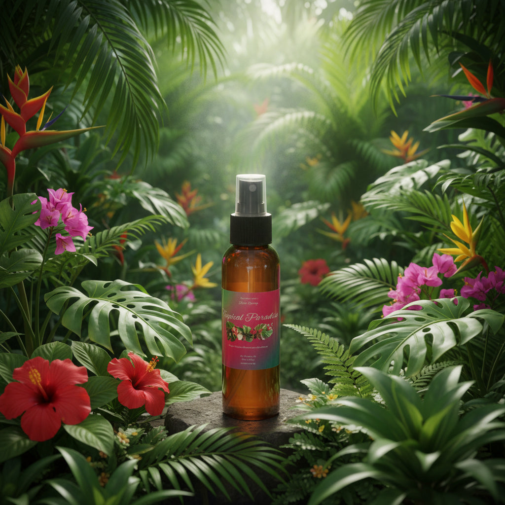 Tropical Paradise Scented Room Spray 4oz Home Office Travel Size